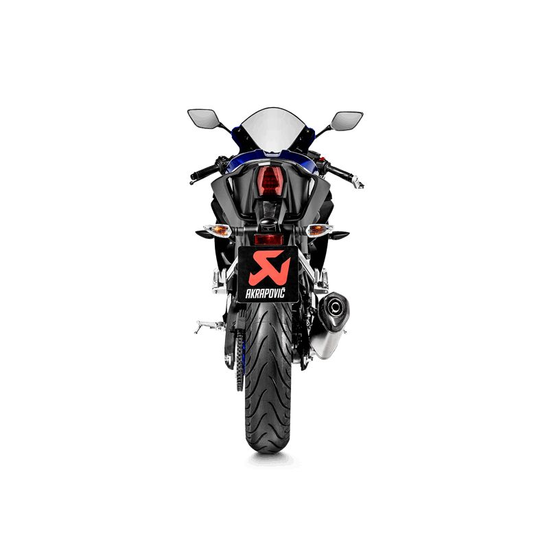 Akrapovic Racing Line volledig uitlaatsysteem zwart - Yamaha YZF R125 (2019-2020) | Femon Parts