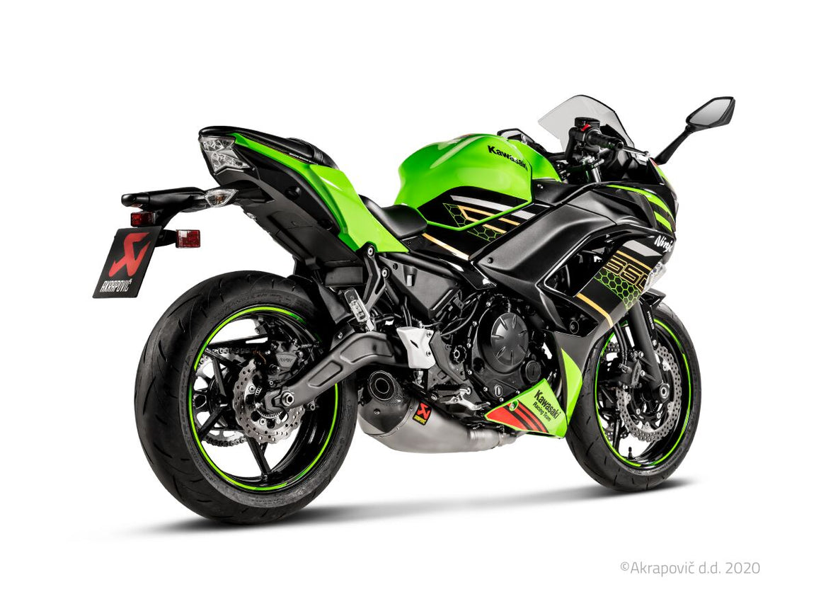 Akrapovic Racing Line volledig uitlaatsysteem zwart - Kawasaki NINJA 650 / Z-650 (2017-2019) | Femon Parts