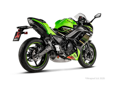 Akrapovic Racing Line volledig uitlaatsysteem zwart - Kawasaki NINJA 650 / Z-650 (2017-2019) | Femon Parts