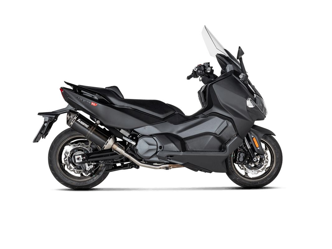 Akrapovic Racing Line volledig uitlaatsysteem zwart - Sym MAXSYM 500 TL (2020) | Femon Parts