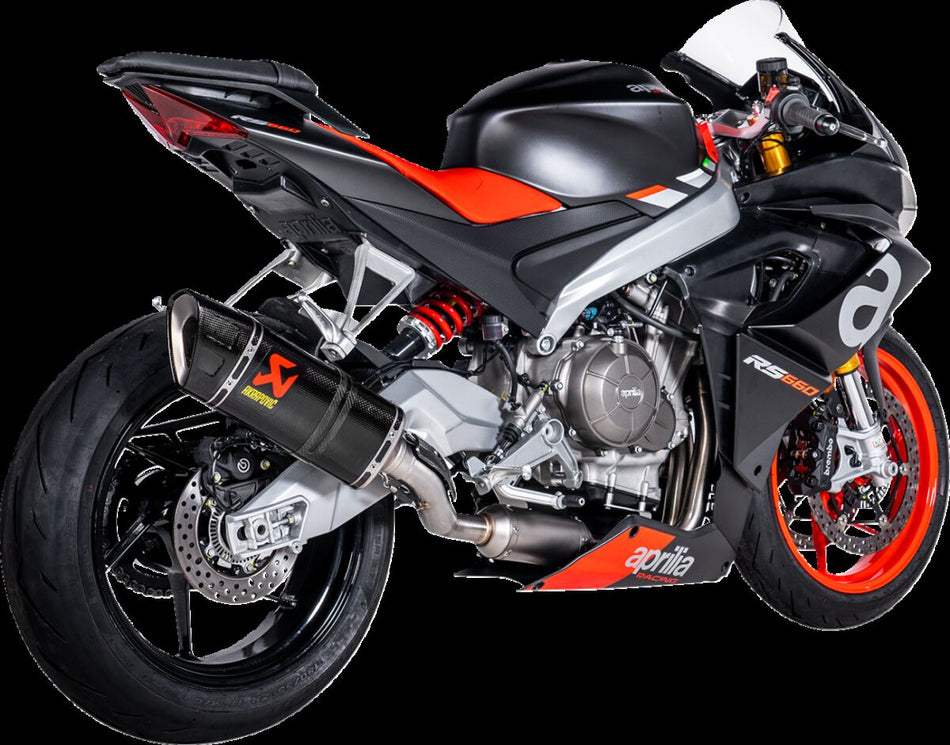 Akrapovic exhaust rac ss/cf rs 660 - Aprilia RS-660 / TUONO 660 (2021-2024) | Femon Parts