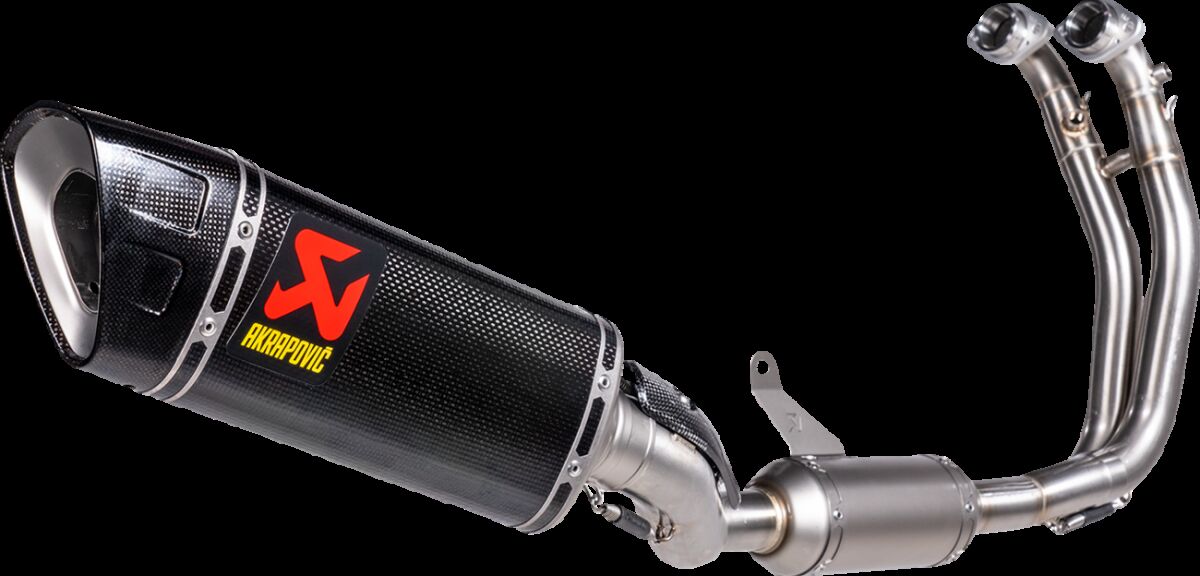 Akrapovic exhaust rac ss/cf rs 660 - Aprilia RS-660 / TUONO 660 (2021-2024) | Femon Parts