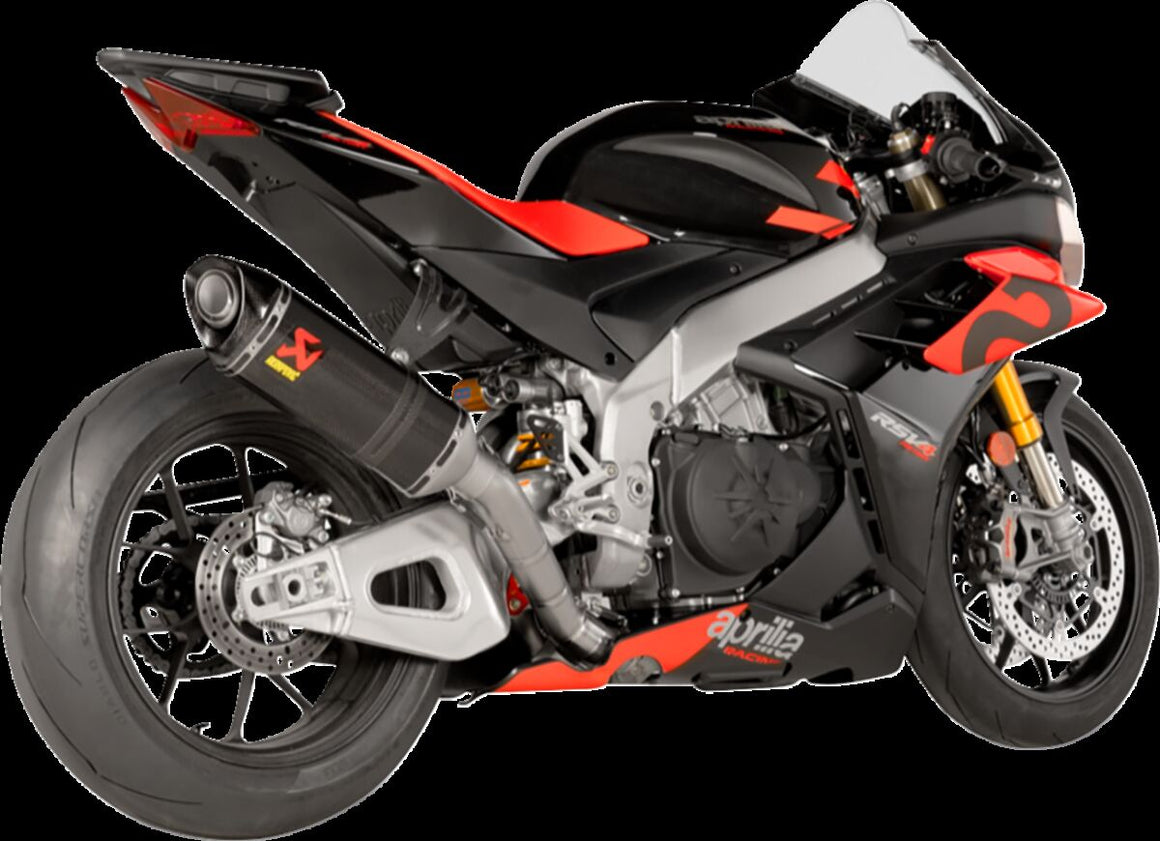 Akrapovic Evolution Line volledig uitlaatsysteem zwart - Aprilia TUONO V4 1100 (2021-2024) | Femon Parts