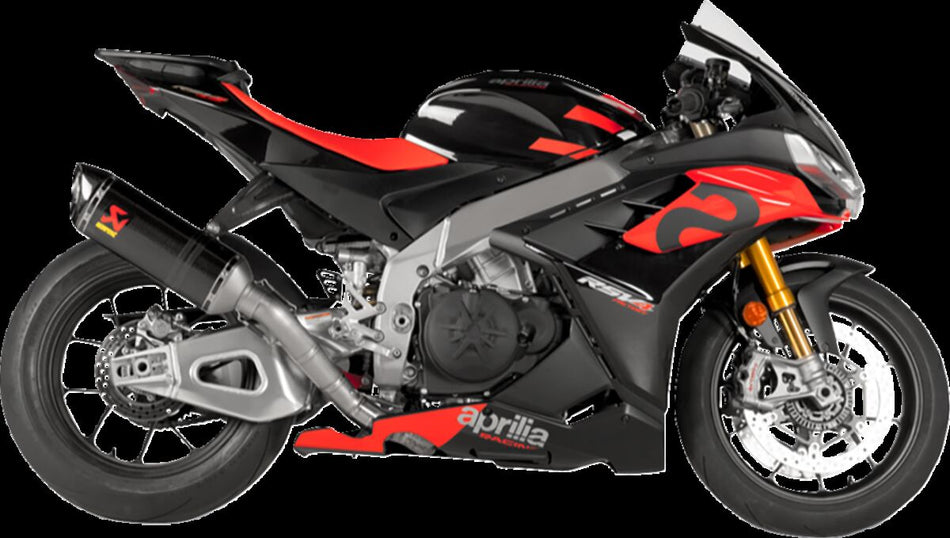 Akrapovic Evolution Line volledig uitlaatsysteem zwart - Aprilia TUONO V4 1100 (2021-2024) | Femon Parts