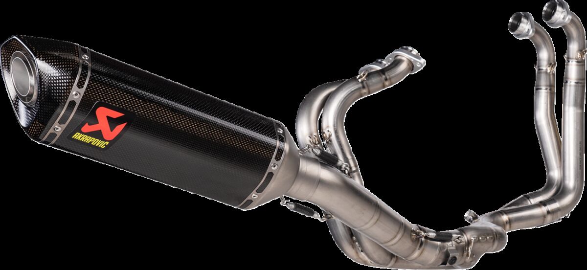 Akrapovic Evolution Line volledig uitlaatsysteem zwart - Aprilia TUONO V4 1100 (2021-2024) | Femon Parts