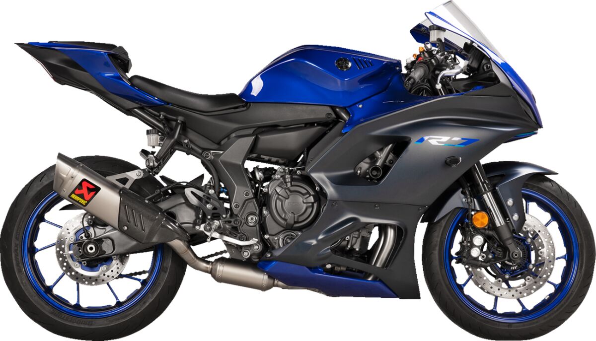 Akrapovic Racing Line volledig uitlaatsysteem - Yamaha R7 (2022-2025) | Femon Parts
