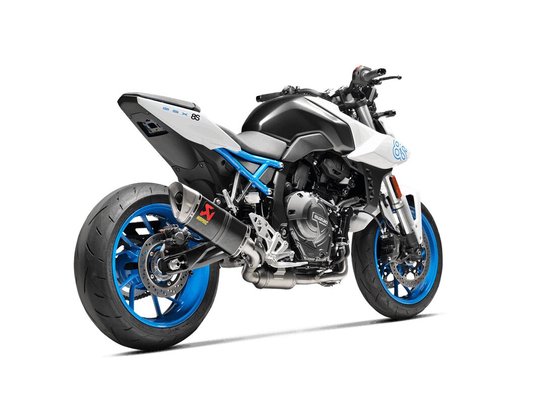 Akrapovic exhaust rac ss/cf gsx-8s - Suzuki GSX-8R 800 / GSX-8S 800 (2023-2024) | Femon Parts