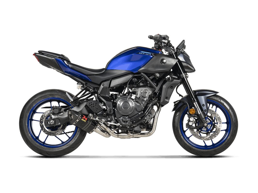 Akrapovic Racing Line volledig uitlaatsysteem zwart - Yamaha MT-07 / XSR-700 (2014-2025) | Femon Parts