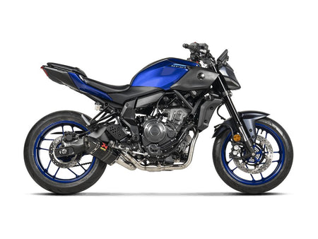 Akrapovic Racing Line volledig uitlaatsysteem zwart - Yamaha MT-07 / XSR-700 (2014-2025) | Femon Parts