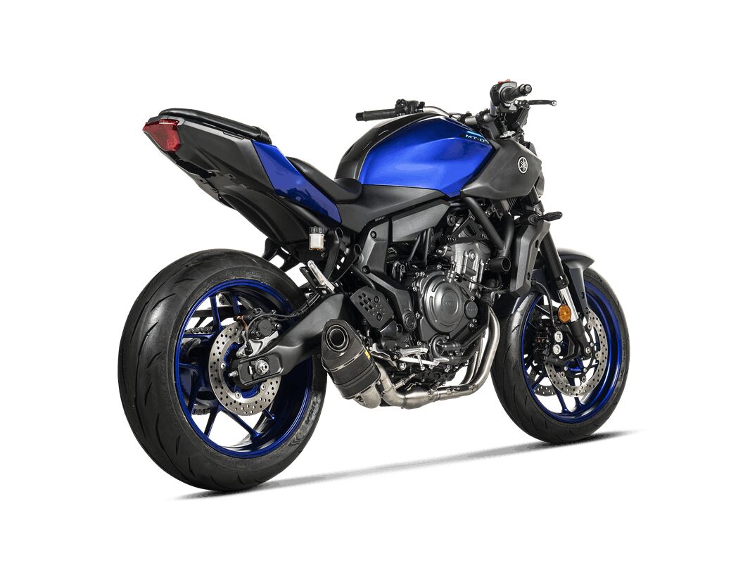 Akrapovic Racing Line volledig uitlaatsysteem zwart - Yamaha MT-07 / XSR-700 (2014-2025) | Femon Parts