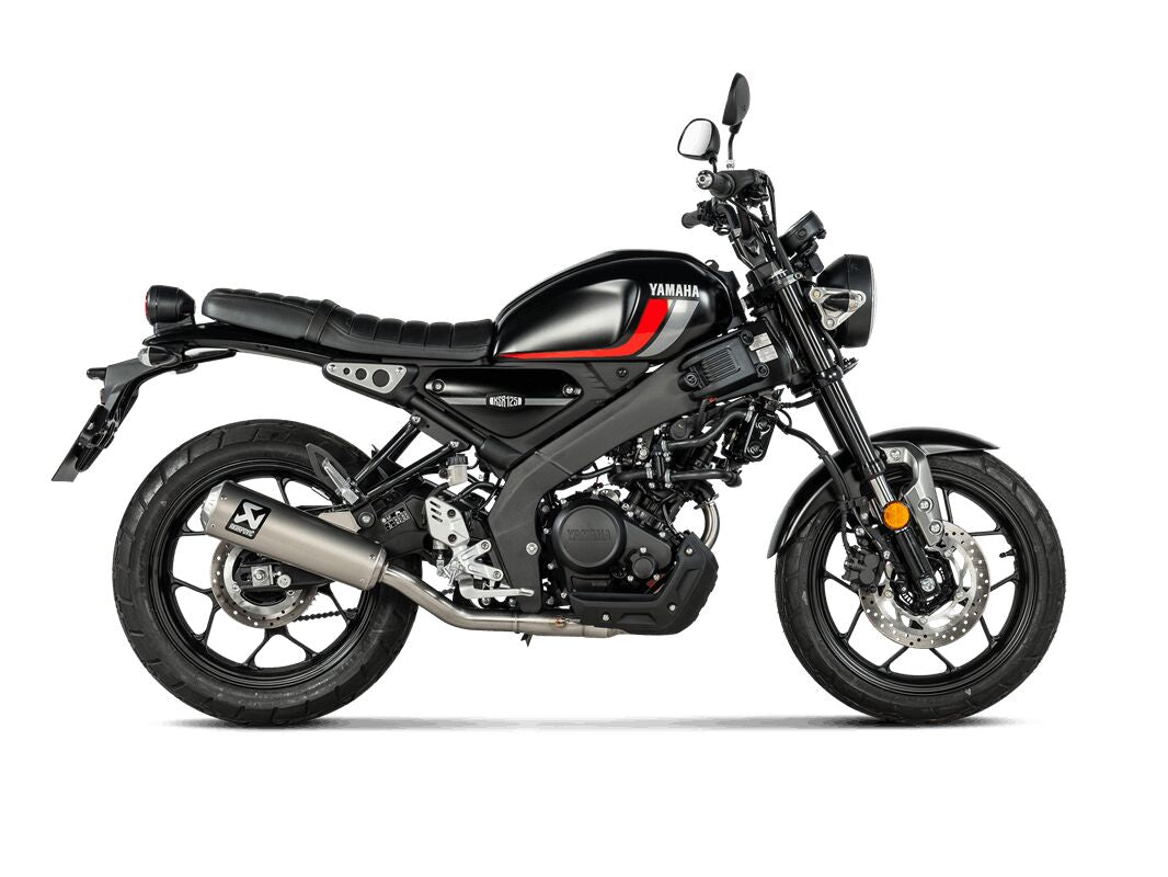 Akrapovic Racing Line volledig uitlaatsysteem titanium - Yamaha Legacy / XSR 125 (2022-2025) | Femon Parts