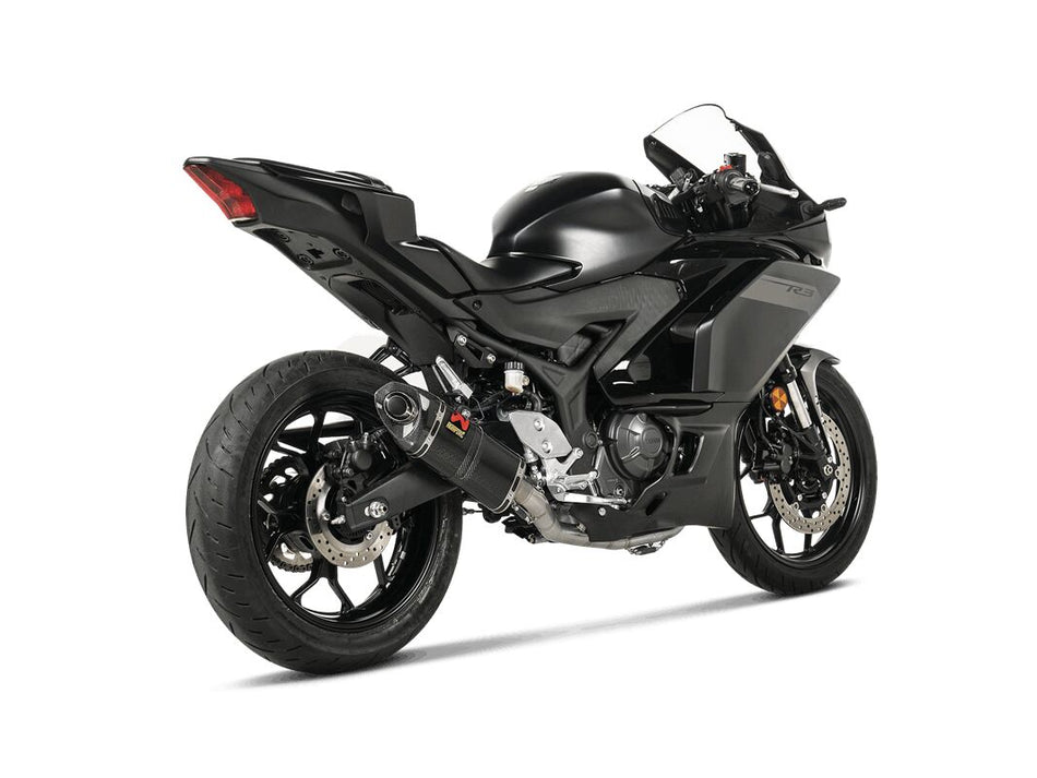 Akrapovic Racing Line volledig uitlaatsysteem zwart - Yamaha YZF R3 (2015-2021) | Femon Parts
