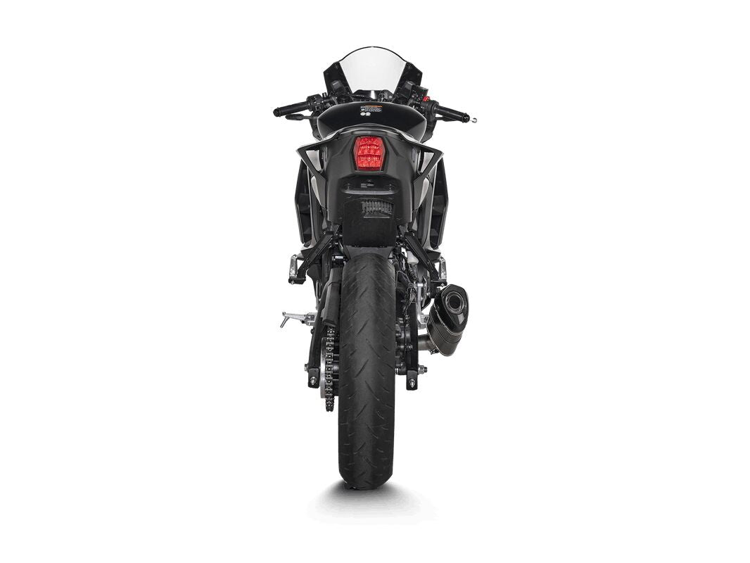 Akrapovic Racing Line volledig uitlaatsysteem zwart - Yamaha YZF R3 (2015-2021) | Femon Parts
