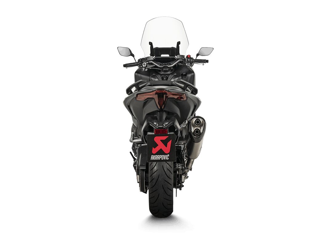 Akrapovic Racing Line volledig uitlaatsysteem zwart - Yamaha T-Max / T-Max 20th Anniversary e.a. (2020-2025) | Femon Parts