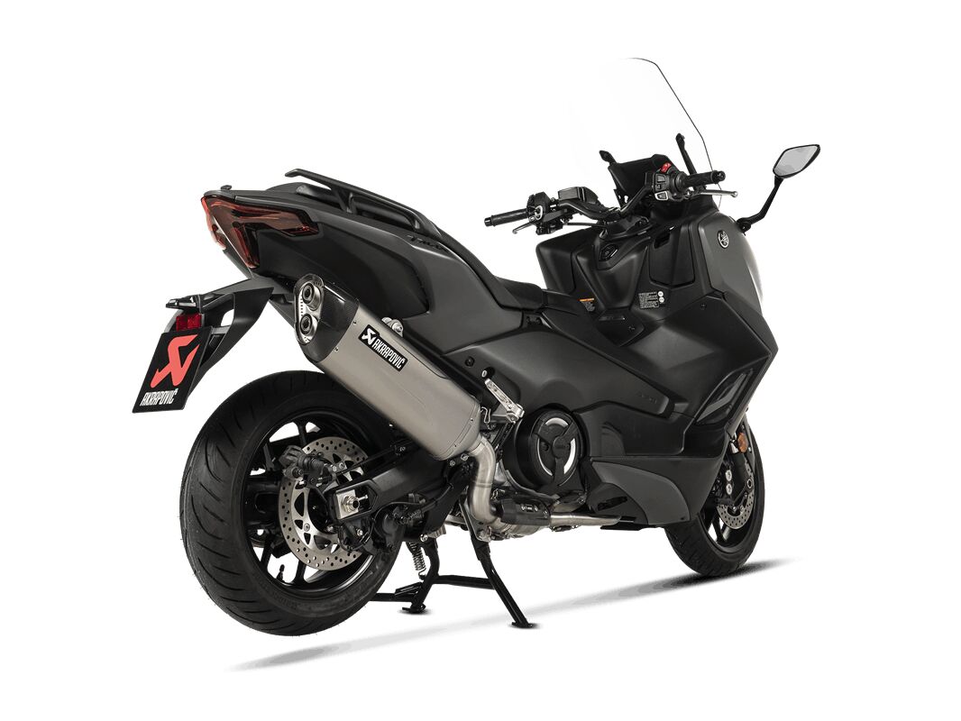 Akrapovic Racing Line volledig uitlaatsysteem zwart - Yamaha T-Max / T-Max 20th Anniversary e.a. (2020-2025) | Femon Parts