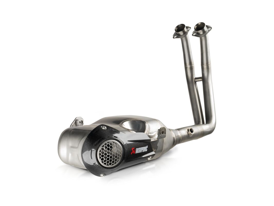 Akrapovic Racing Line volledig uitlaatsysteem zwart - Suzuki GSX-8R 800 / GSX-8S 800 (2023-2025) | Femon Parts