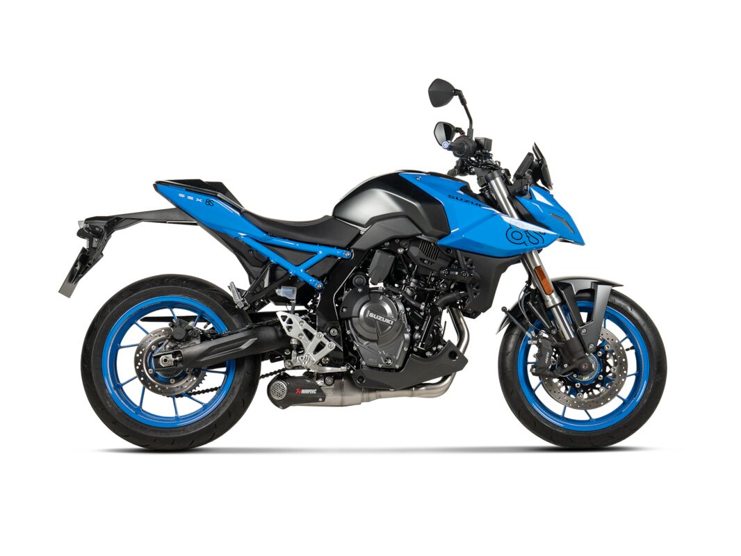 Akrapovic Racing Line volledig uitlaatsysteem zwart - Suzuki GSX-8R 800 / GSX-8S 800 (2023-2025) | Femon Parts