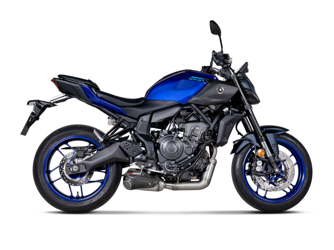 Akrapovic Racing Line volledig uitlaatsysteem zwart - Yamaha MT-07 (2020-2025) | Femon Parts