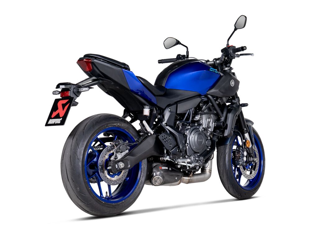Akrapovic Racing Line volledig uitlaatsysteem zwart - Yamaha MT-07 (2020-2025) | Femon Parts