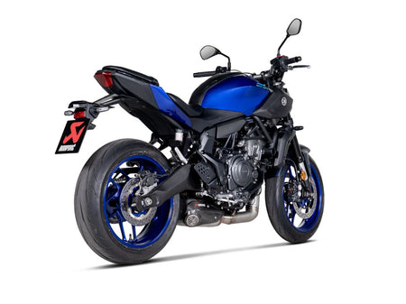 Akrapovic Racing Line volledig uitlaatsysteem zwart - Yamaha MT-07 (2020-2025) | Femon Parts