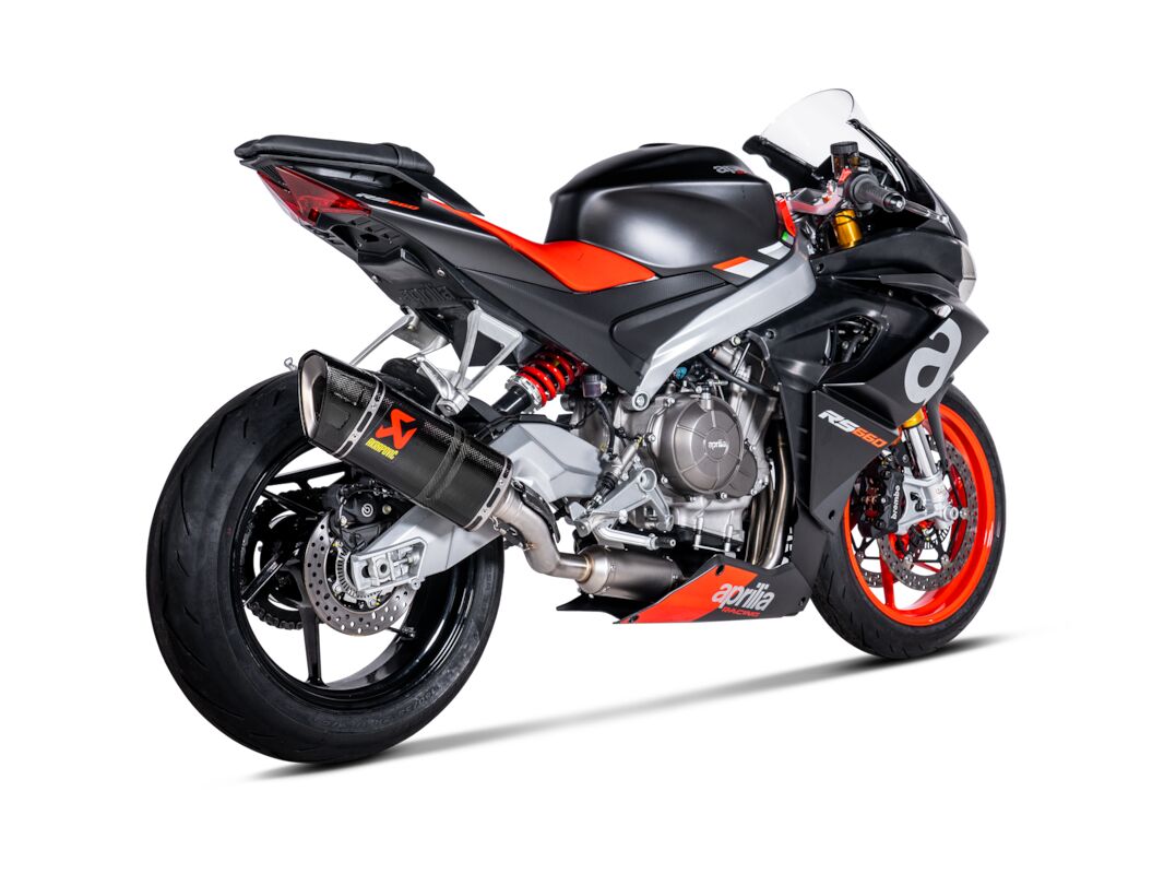 Akrapovic Racing Line volledig uitlaatsysteem zwart - Aprilia RS-660 / TUONO 660 (2021-2025) | Femon Parts