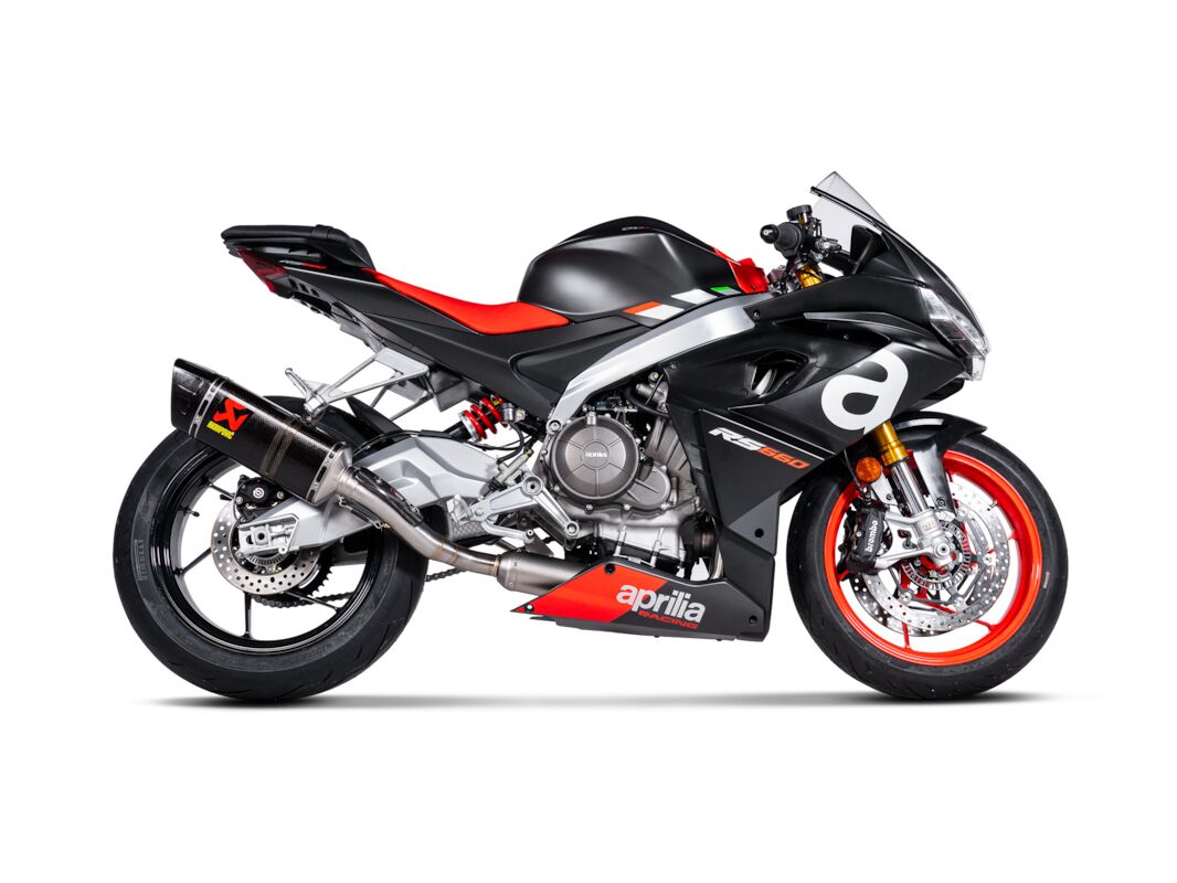 Akrapovic Racing Line volledig uitlaatsysteem zwart - Aprilia RS-660 / TUONO 660 (2021-2025) | Femon Parts
