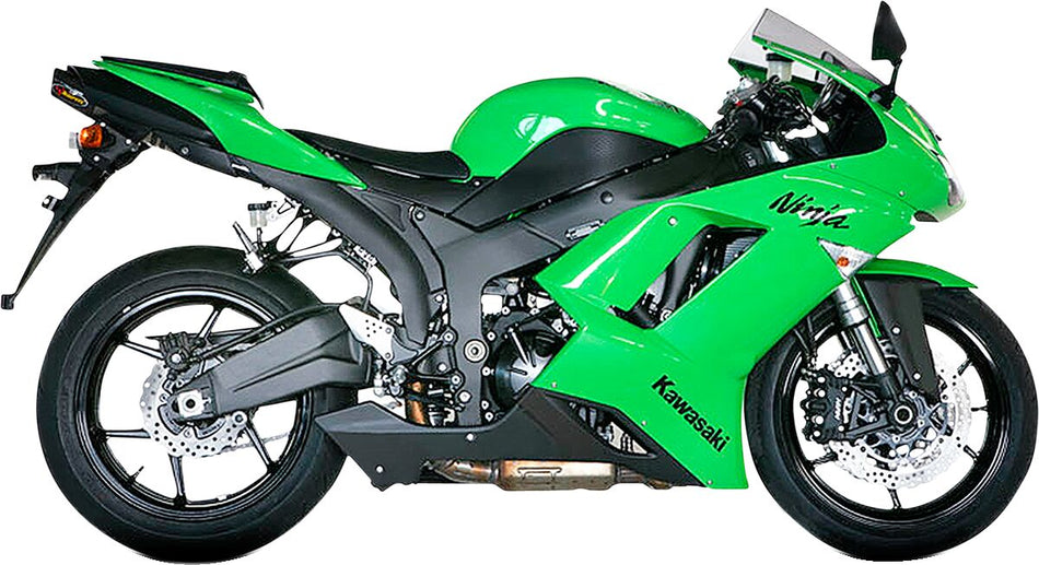 Akrapovic Slip-On Line uitlaatdemper - Kawasaki Ninja / ZX-6 R 600 (2007-2008) | Femon Parts