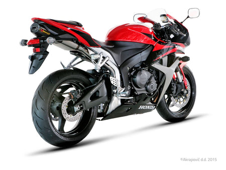 Akrapovic Slip-On Line uitlaatdemper zwart - Honda CBR-600 RR (2007-2011) | Femon Parts