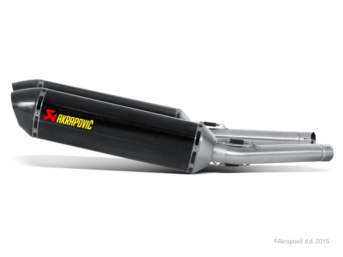 Akrapovic Slip-On Line uitlaatdemper zwart - Suzuki GSX 1300 / Hayabusa e.a. (2008-2017) | Femon Parts
