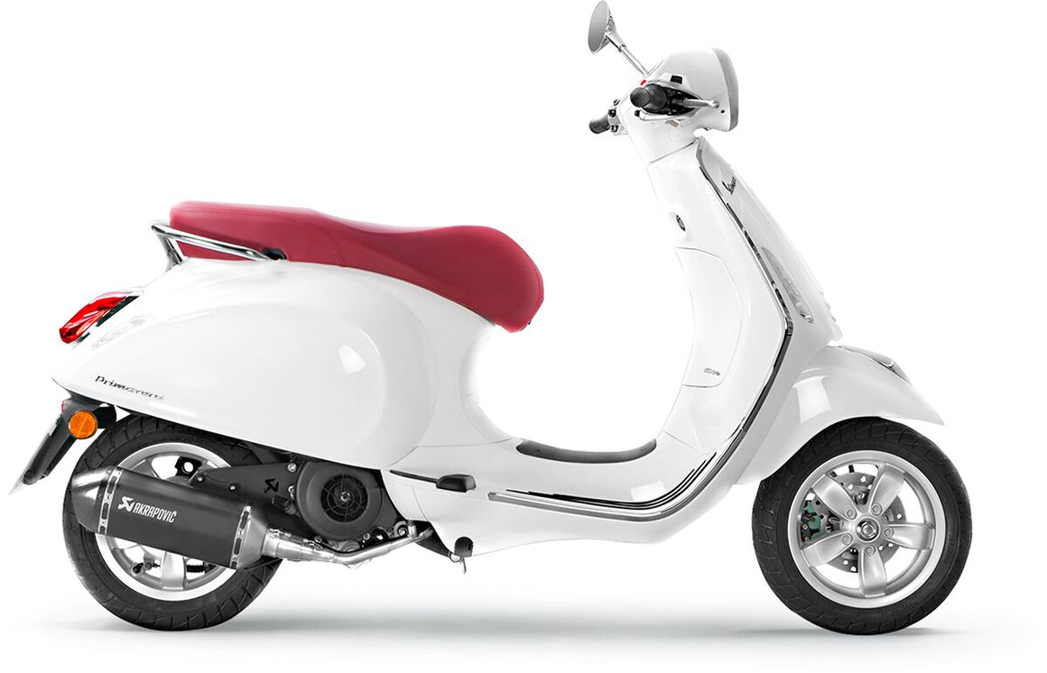 Akrapovic Racing Line volledig uitlaatsysteem zwart - Vespa 3V / PRIMAVERA 125 IGET e.a. (2017-2020) | Femon Parts