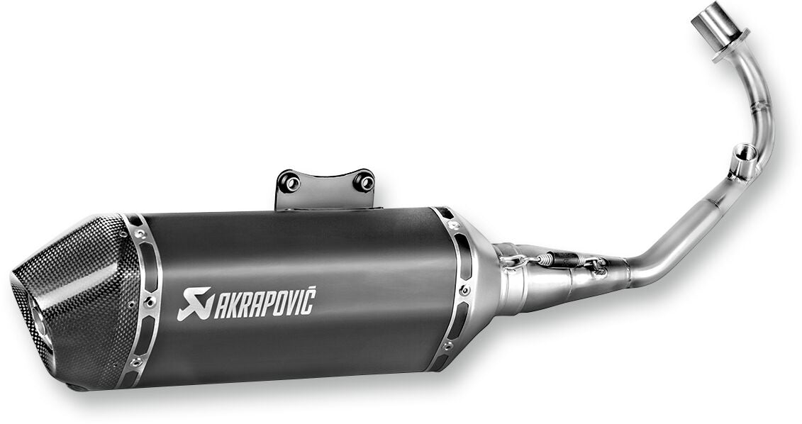 Akrapovic Racing Line volledig uitlaatsysteem zwart - Vespa 3V / PRIMAVERA 125 IGET e.a. (2017-2020) | Femon Parts