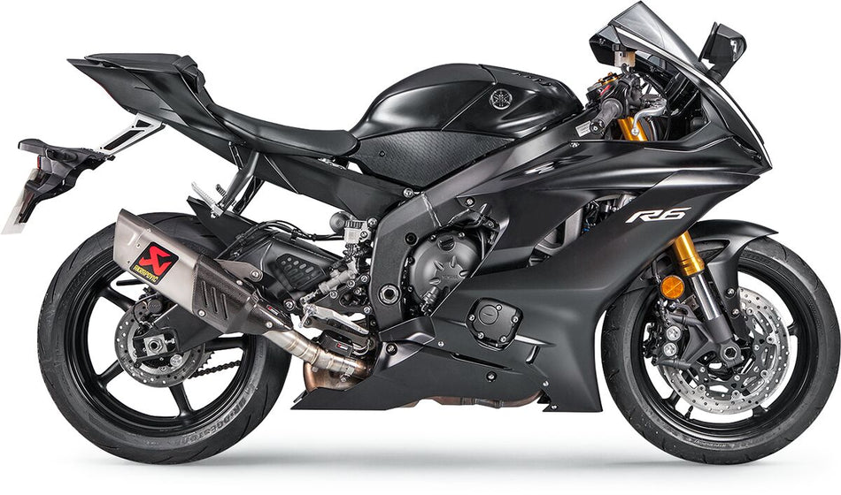 Akrapovic Slip-On Line uitlaatdemper zilver - Yamaha YZF R6 (2017-2021) | Femon Parts