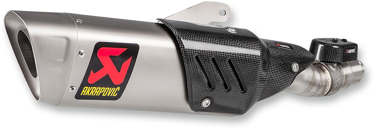 Akrapovic Slip-On Line uitlaatdemper zilver - Yamaha YZF R6 (2017-2021) | Femon Parts