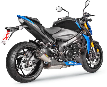 Akrapovic Slip-On Line uitlaatdemper zilver - Suzuki GSX S-1000 / GSX S-1000 F (2015-2020) | Femon Parts