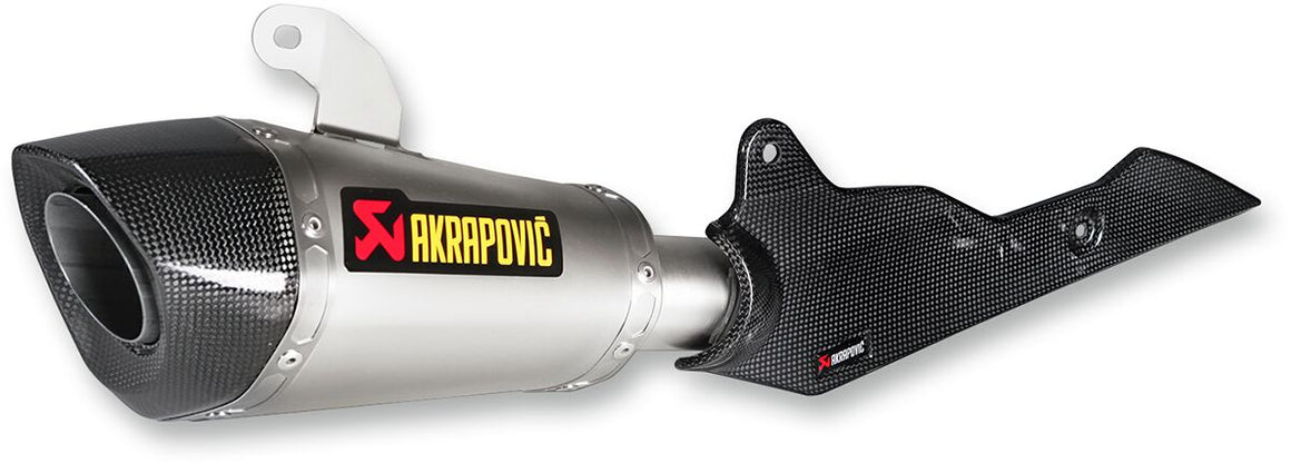 Akrapovic Slip-On Line uitlaatdemper zilver - Suzuki GSX S-1000 / GSX S-1000 F (2015-2020) | Femon Parts