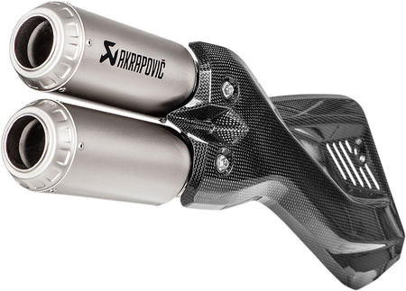 Akrapovic Slip-On Line uitlaatdemper zilver - Ducati DVT Enduro / Enduro e.a. (2017-2020) | Femon Parts