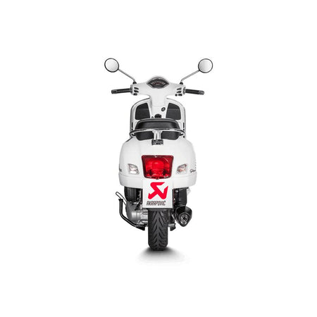 Akrapovic Slip-On Line uitlaatdemper zwart - Vespa GTS 125 I.E. / GTS 125 IGET e.a. (2017-2020) | Femon Parts