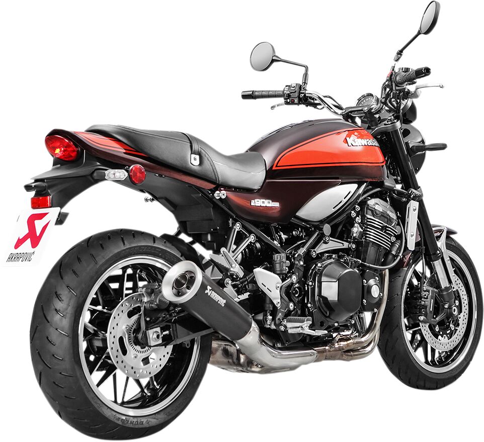 Akrapovic Slip-On Line uitlaatdemper zwart - Kawasaki 50th Anniversary / Cafe e.a. (2018-2025) | Femon Parts