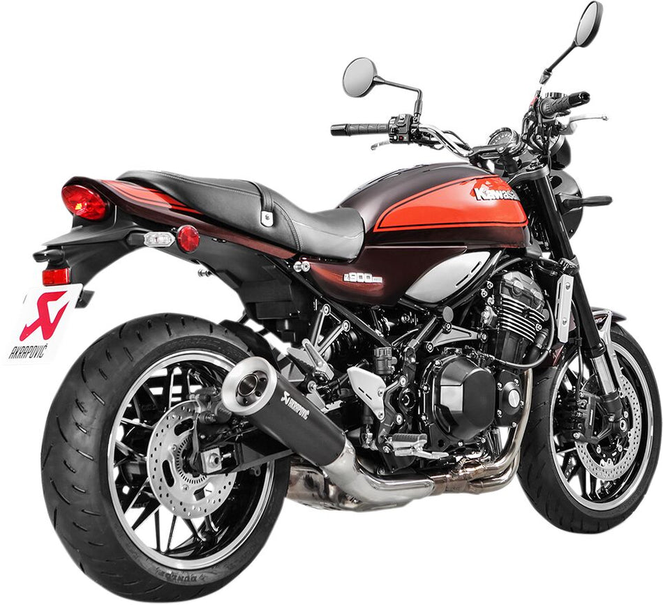 Akrapovic Slip-On Line uitlaatdemper zwart - Kawasaki 50th Anniversary / Cafe e.a. (2018-2025) | Femon Parts