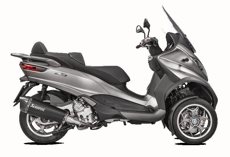 Akrapovic Slip-On Line uitlaatdemper zwart - Piaggio Business / MP3 500 e.a. (2010-2020) | Femon Parts