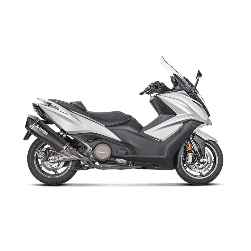 Akrapovic Slip-On Line uitlaatdemper zwart - Kymco AK 550 I (2017-2020) | Femon Parts