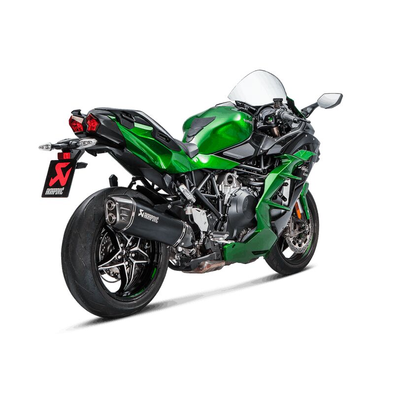 Akrapovic Slip-On Line uitlaatdemper zwart - Kawasaki H2 1000 SX / Ninja e.a. (2018-2020) | Femon Parts
