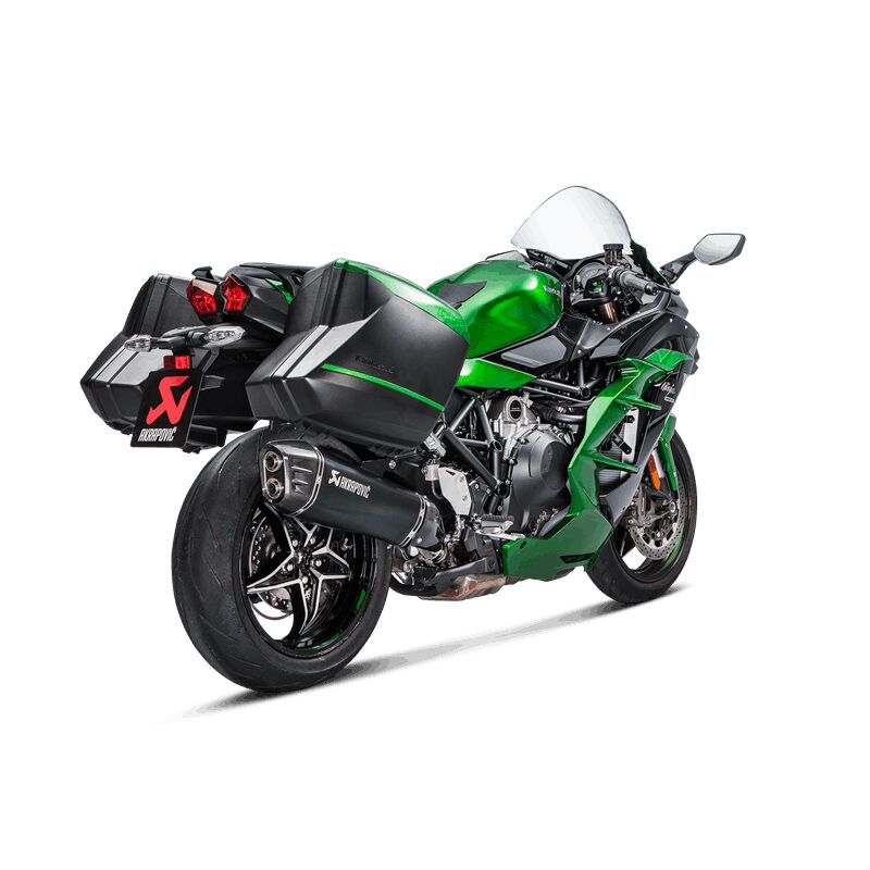 Akrapovic Slip-On Line uitlaatdemper zwart - Kawasaki H2 1000 SX / Ninja e.a. (2018-2020) | Femon Parts