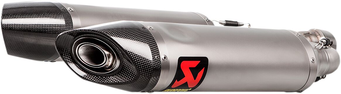 Akrapovic Slip-On Line uitlaatdemper zwart - Aprilia SL 900 / Shiver (2017-2020) | Femon Parts