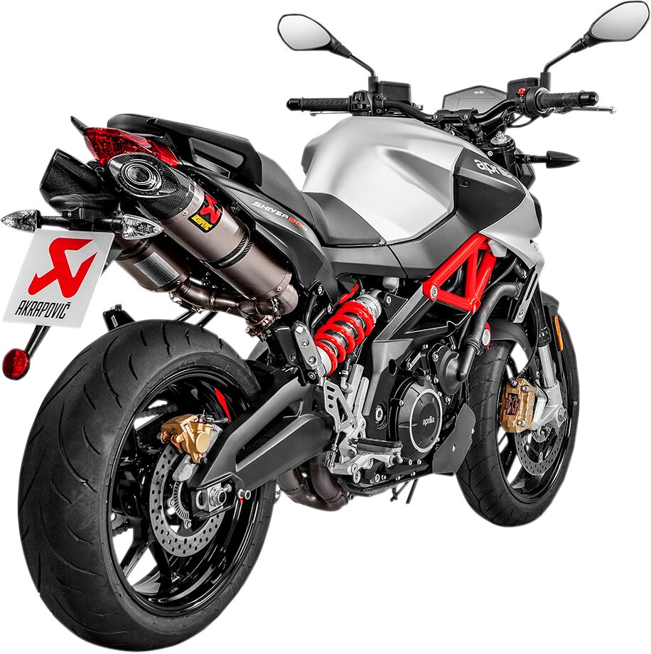 Akrapovic Slip-On Line uitlaatdemper zwart - Aprilia SL 900 / Shiver (2017-2020) | Femon Parts