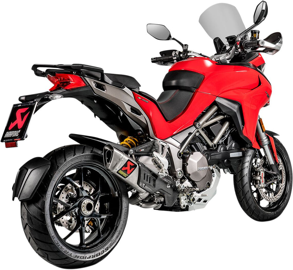 Akrapovic Slip-On Line uitlaatdemper zilver - Ducati D/Air / DVT e.a. (2015-2020) | Femon Parts
