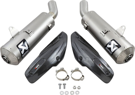 Akrapovic Slip-On Line uitlaatdemper zilver - Ducati Dark Pro / Pro e.a. (2018-2024) | Femon Parts