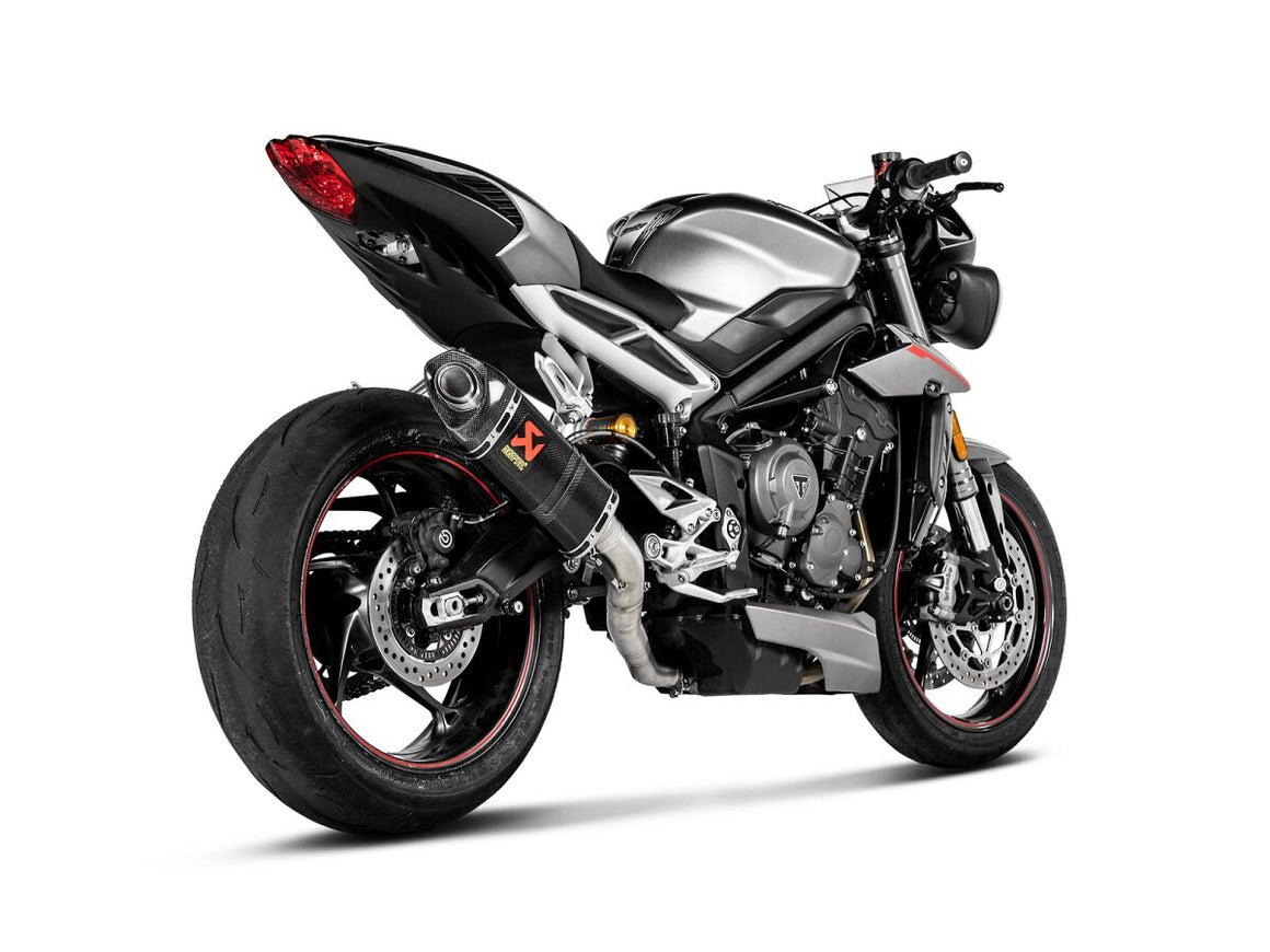 Akrapovic Slip-On Line uitlaatdemper - Triumph STREET TRIPLE 765 (2017-2020) | Femon Parts