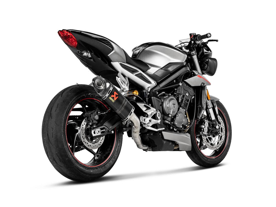 Akrapovic Slip-On Line uitlaatdemper - Triumph STREET TRIPLE 765 (2017-2020) | Femon Parts