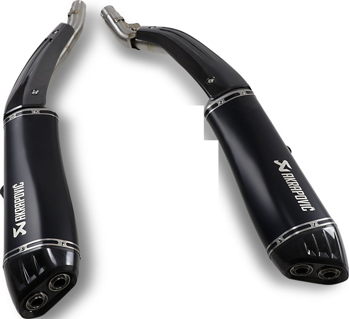Akrapovic Slip-On Line uitlaatdemper zwart - Bmw K 1600 B / K 1600 GRAND AMERICA (2018-2020) | Femon Parts